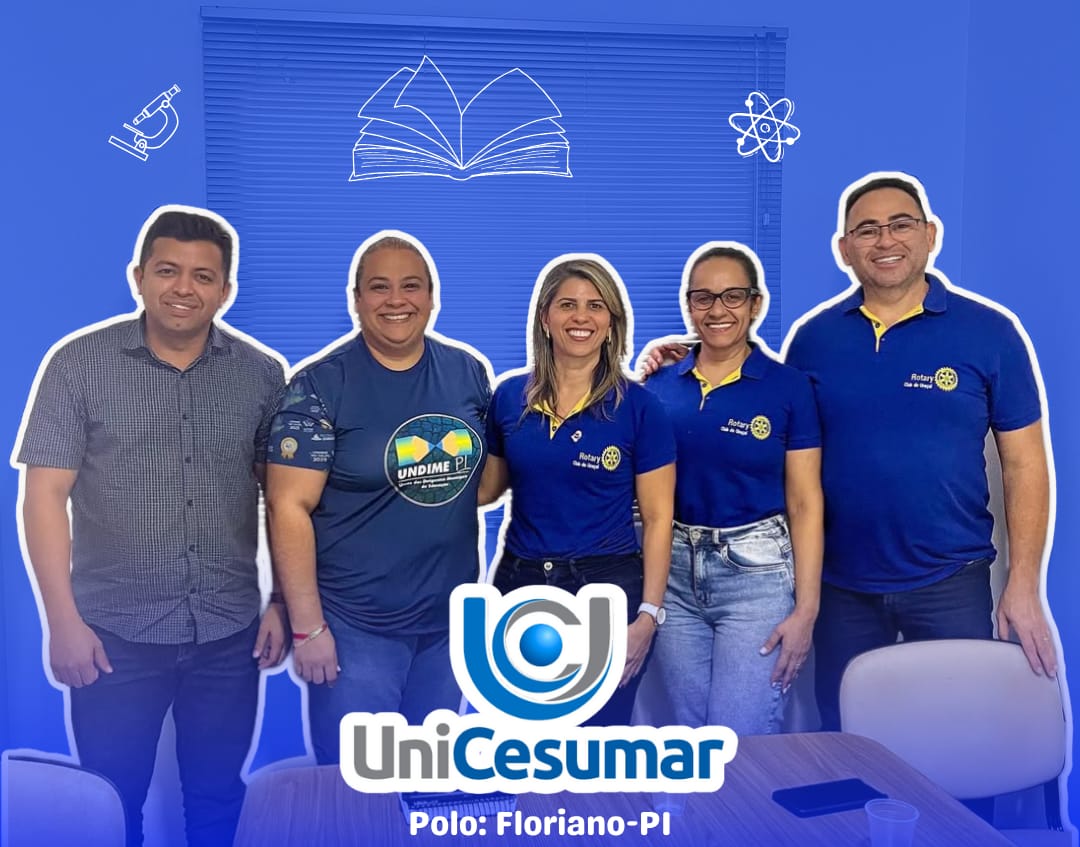 Rotary Club de Uruçuí realizando parceria com a Unicesumar - Polo de Floriano - Piauí